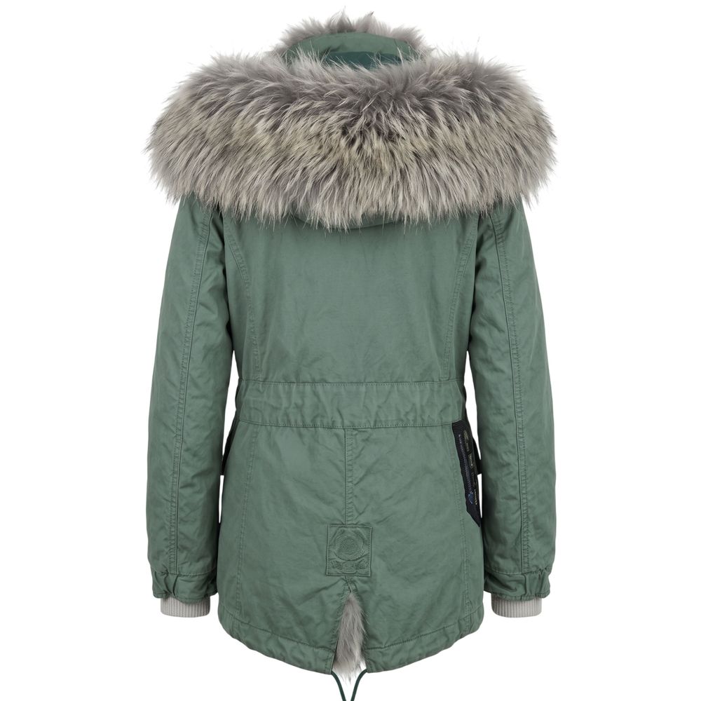 Mr&Mrs Italy Green Cotton Women's Jacket