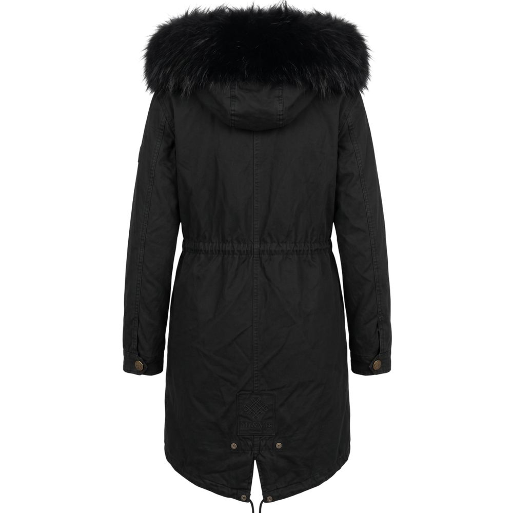 Mr&Mrs Italy Black Cotton Women Jacket