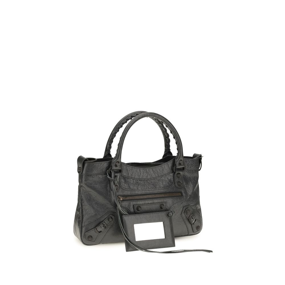 Balenciaga Gray Aries Shoulder Bag