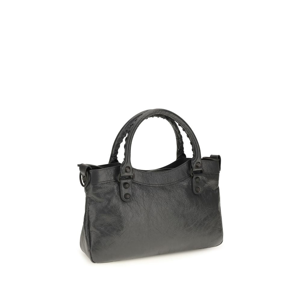 Balenciaga Gray Aries Shoulder Bag