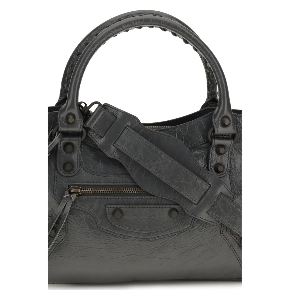 Balenciaga Gray Aries Shoulder Bag