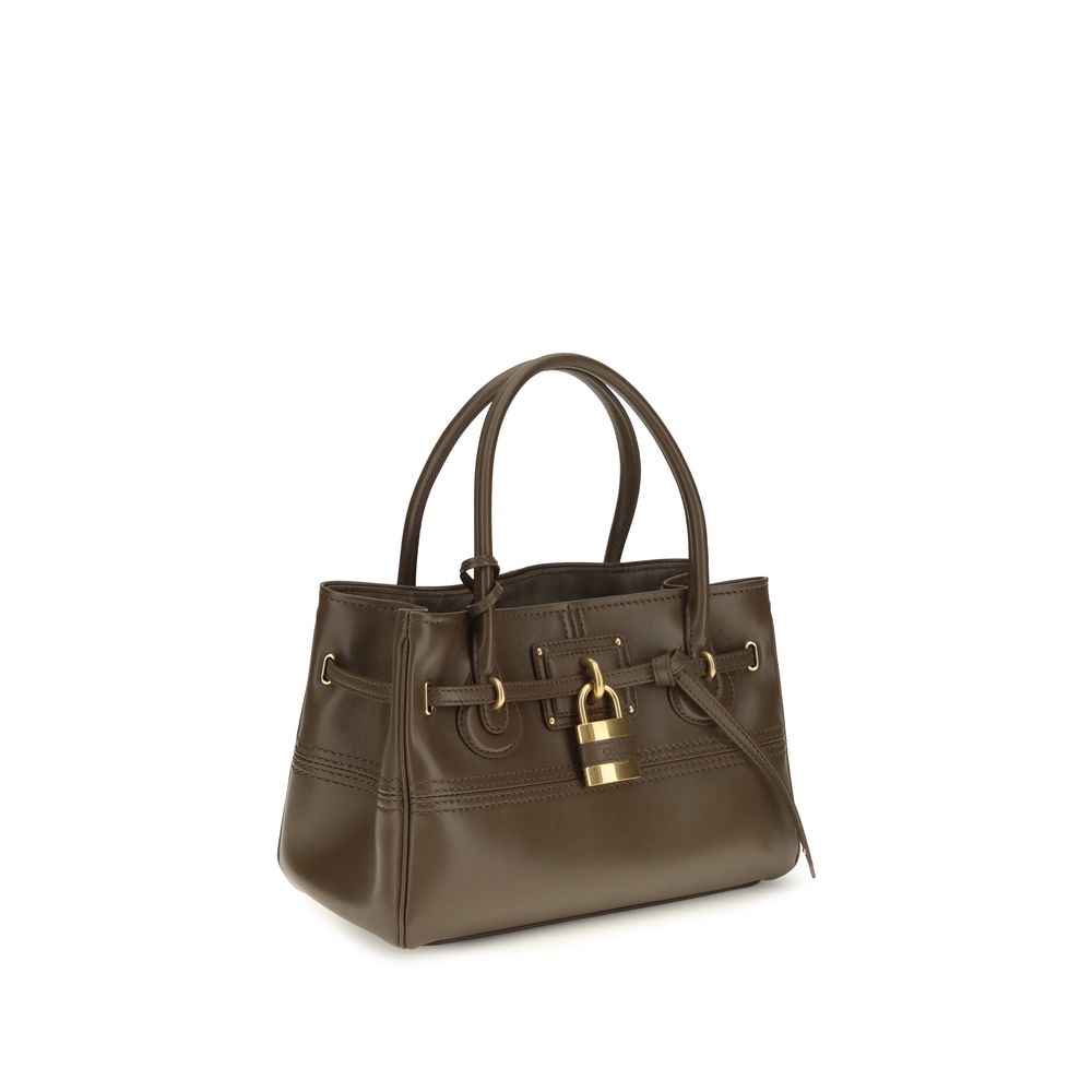 Chloé Brown Buffalo Leather Shoulder Bag