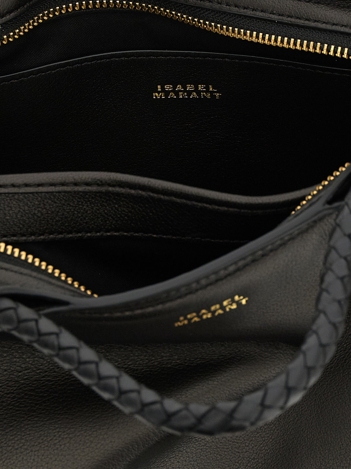 Isabel Marant Black Leather Handbag