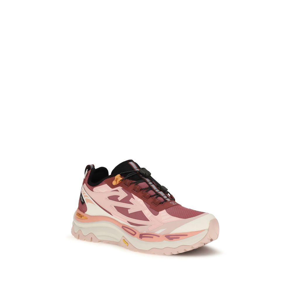 Off-White Fabric Athletic Sneakers