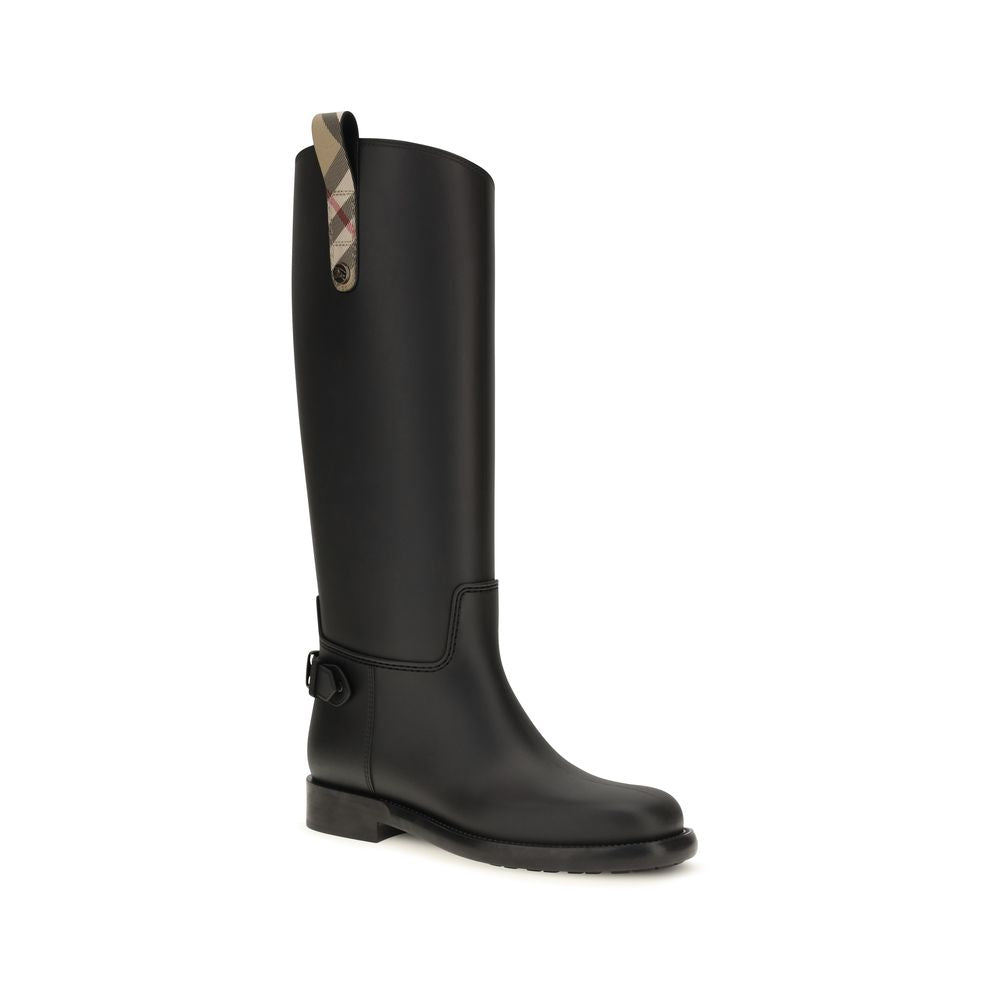 Burberry Black Rain Boots
