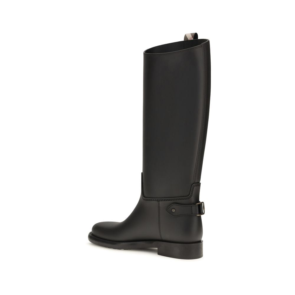 Burberry Black Rain Boots