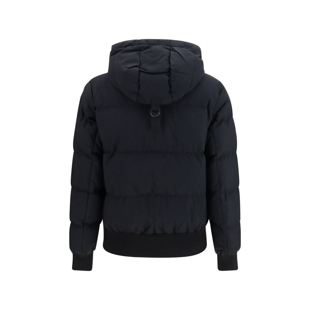 Moose Knuckles Black Nylon Bomber