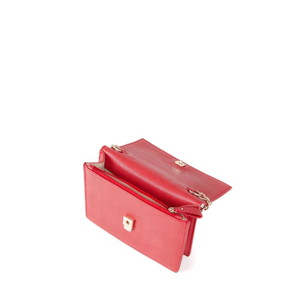 MIRIADE Red Polyethylene Crossbody Bag