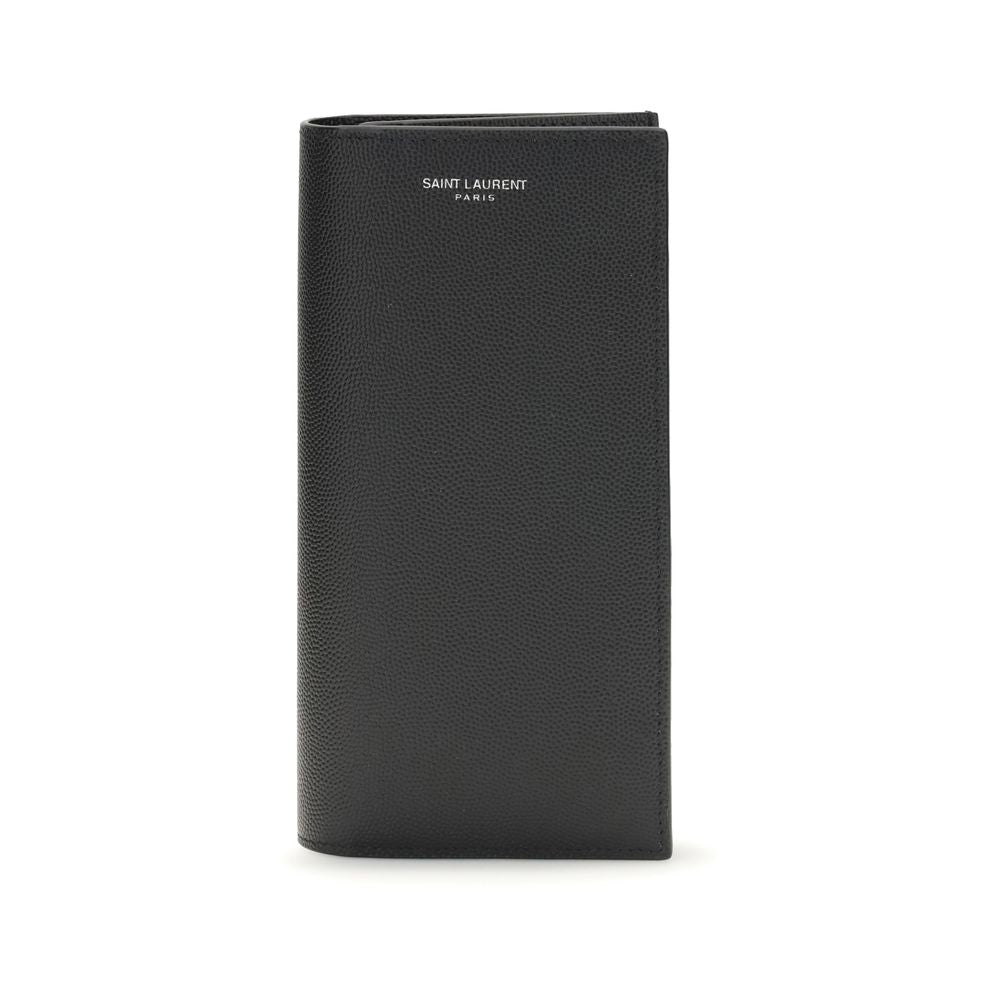 Saint Laurent Black Leather Wallet