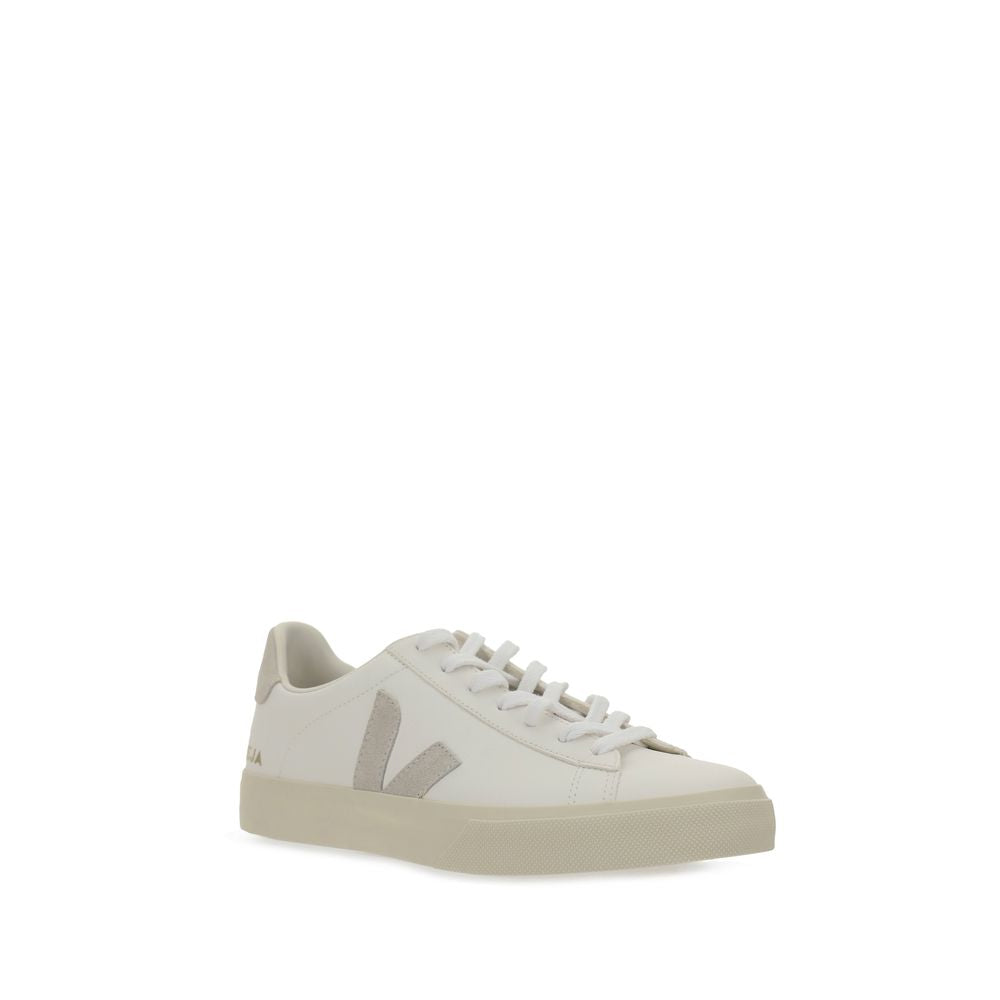 Veja White Leather Low Top Sneakers