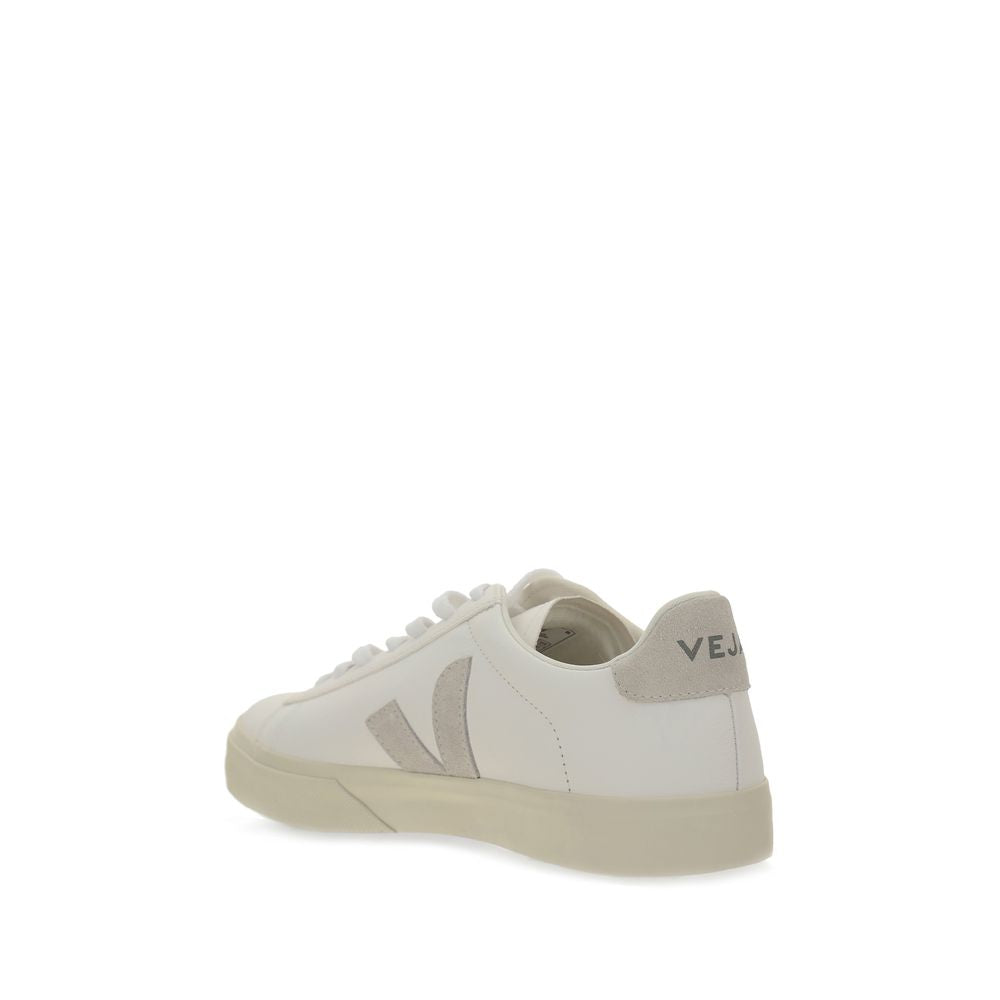 Veja White Leather Low Top Sneakers