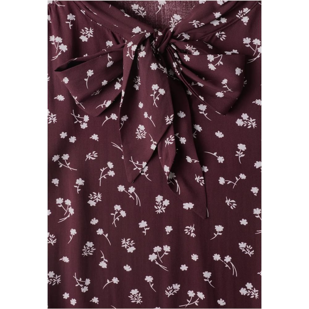 Street One Burgundy Blouse