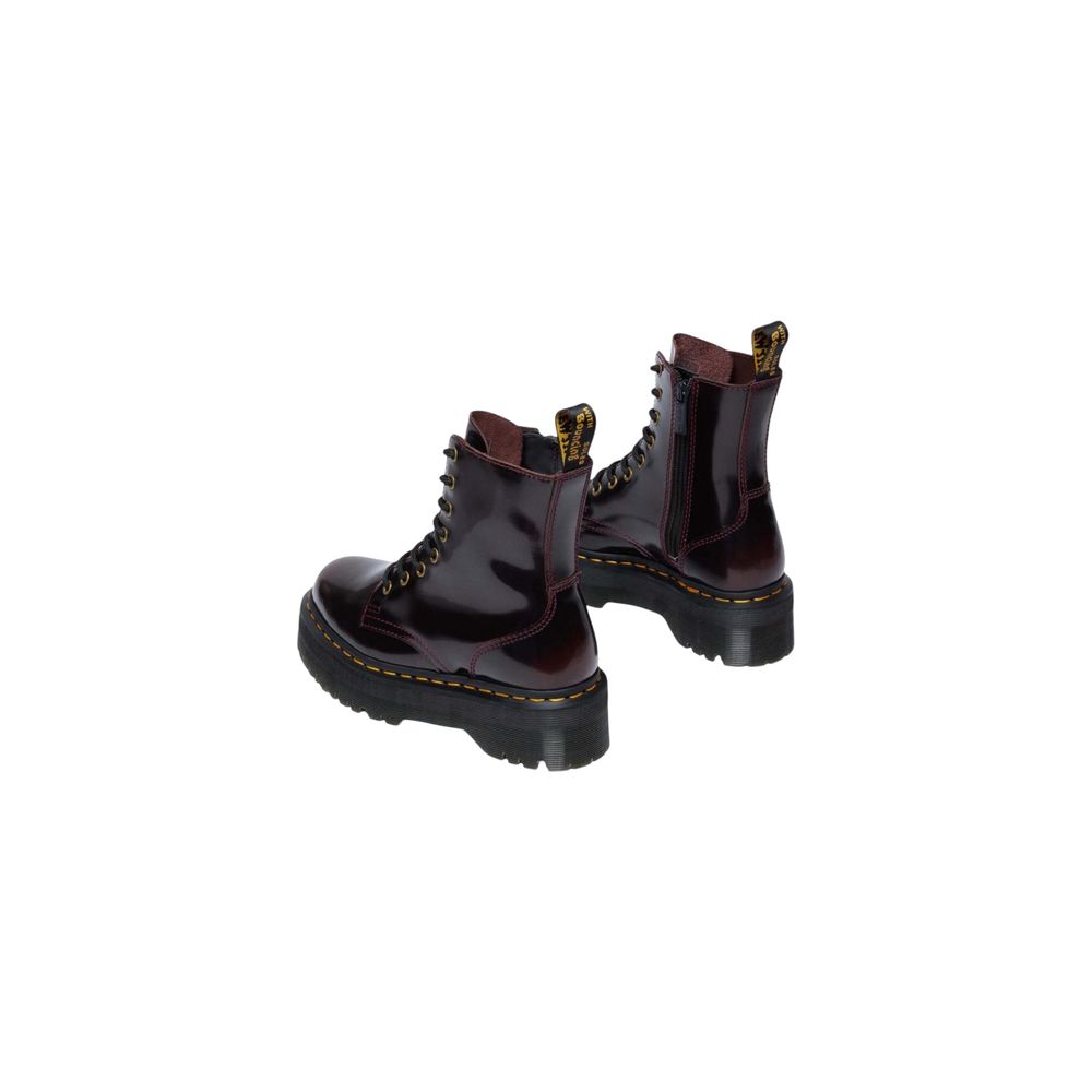 Dr. Martens Burgundy Leather Ankle Boots
