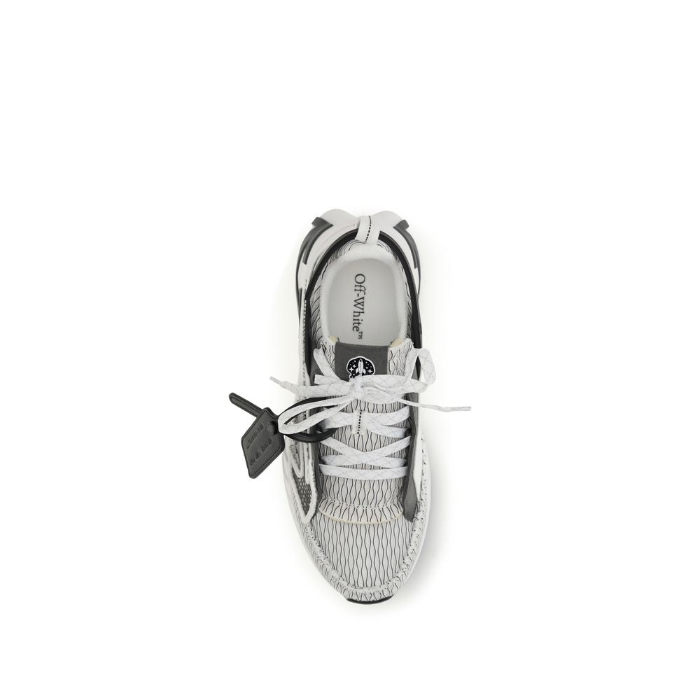 Off-White Fabric Athletic Sneakers