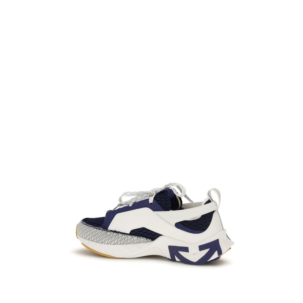 Off-White Fabric Athletic Sneakers