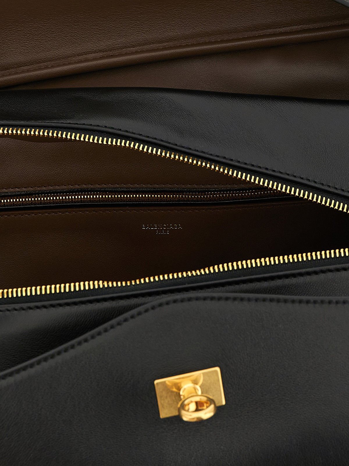 Balenciaga Black Leather Handbag