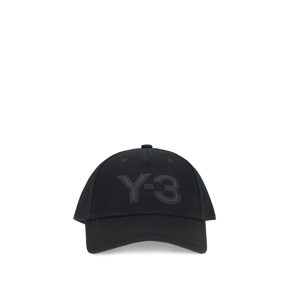 Y-3 Black Cotton Cap (Baseball Hat)