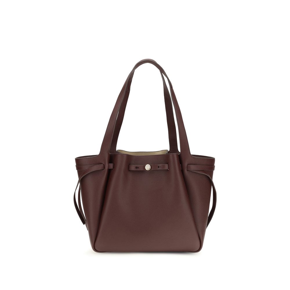 Tory Burch Burgundy Leather Handbag