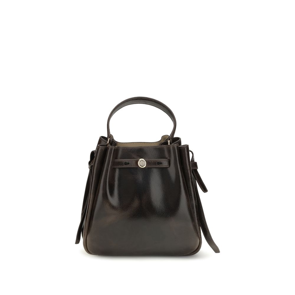 Tory Burch Brown Leather Backet Bag