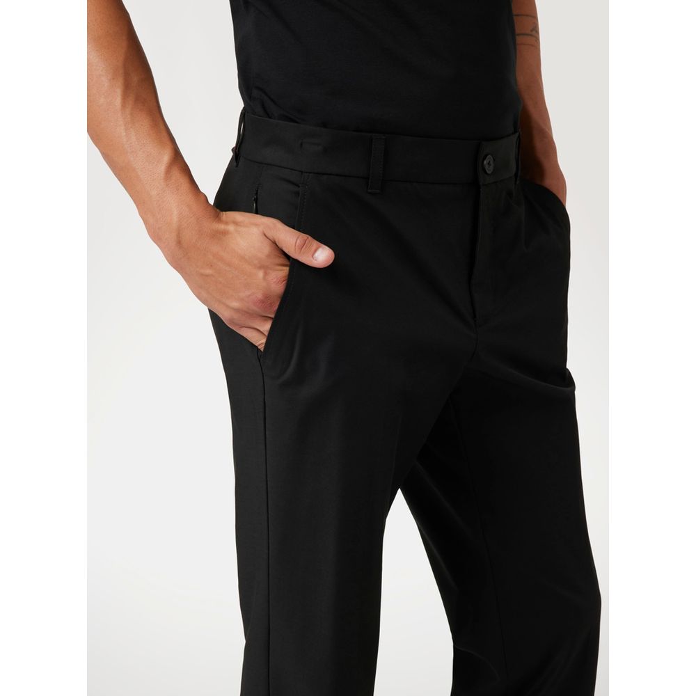 Guess Black Cotton Dress Pants
