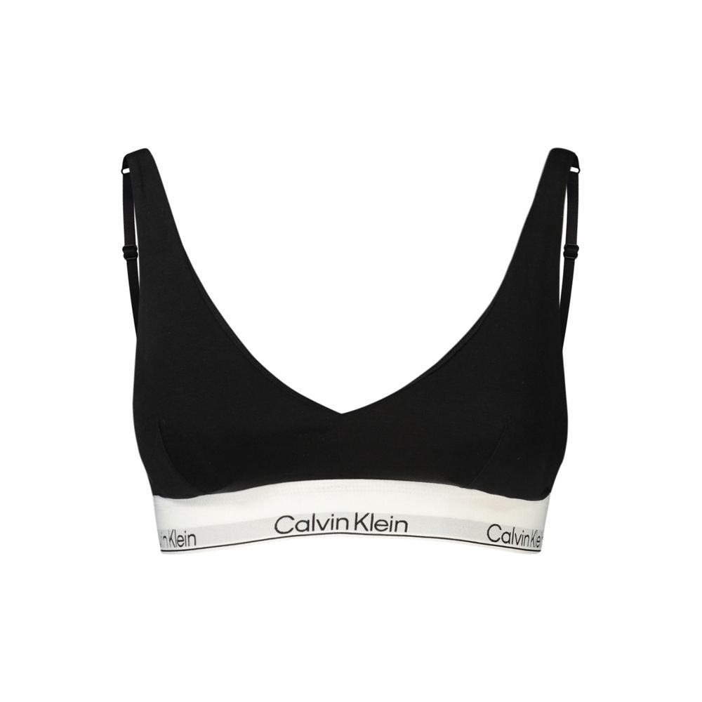 Calvin Klein Black Cotton Women's Bra