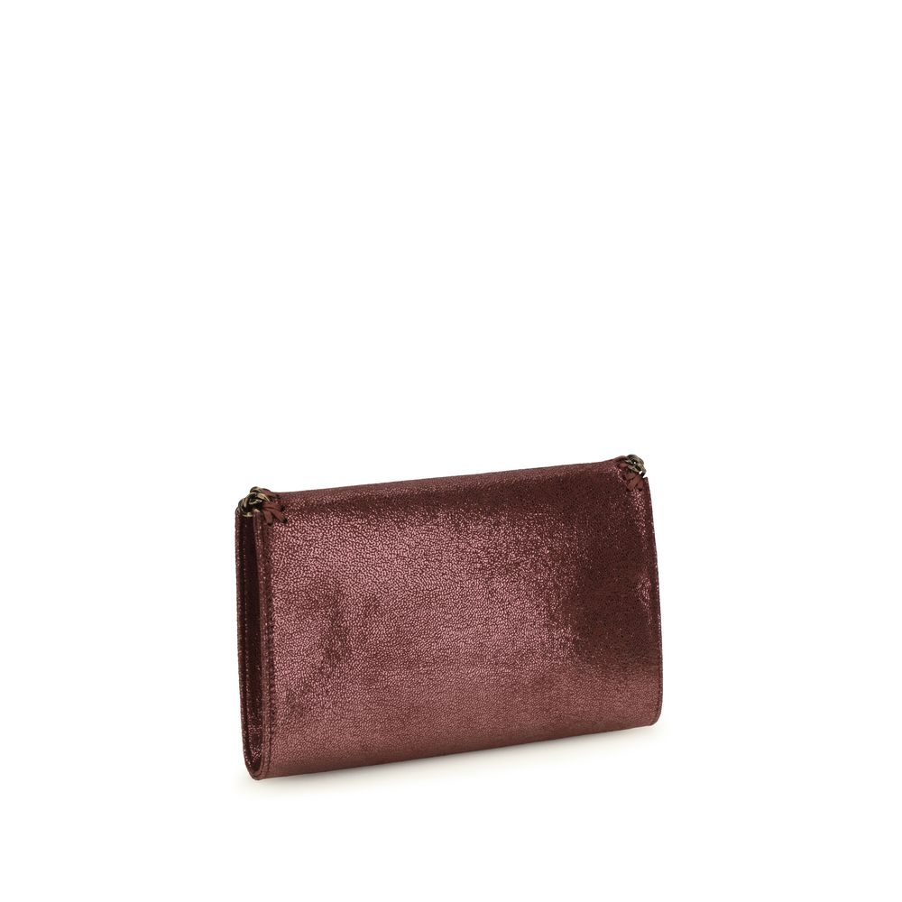 Stella McCartney Burgundy Vegan Leather Shoulder Bag