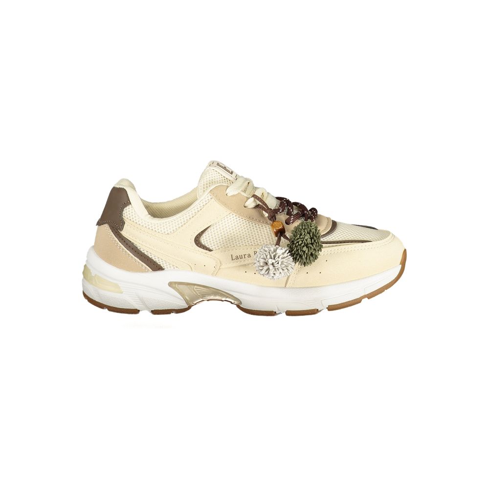 Laura Biagiotti Beige Womens Sneaker