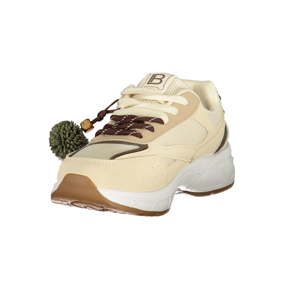 Laura Biagiotti Beige Womens Sneaker