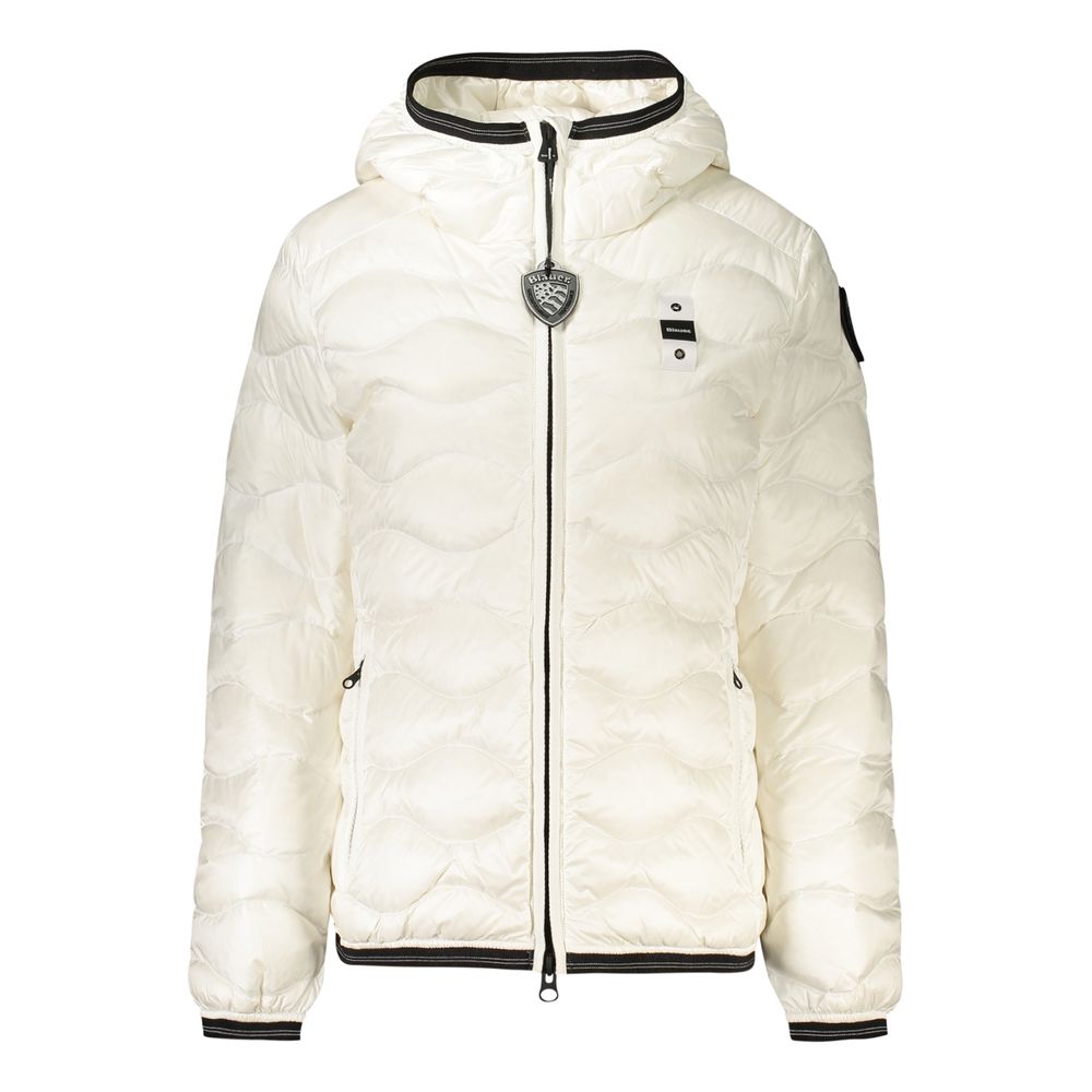 Blauer White Women's Jacket with Hood