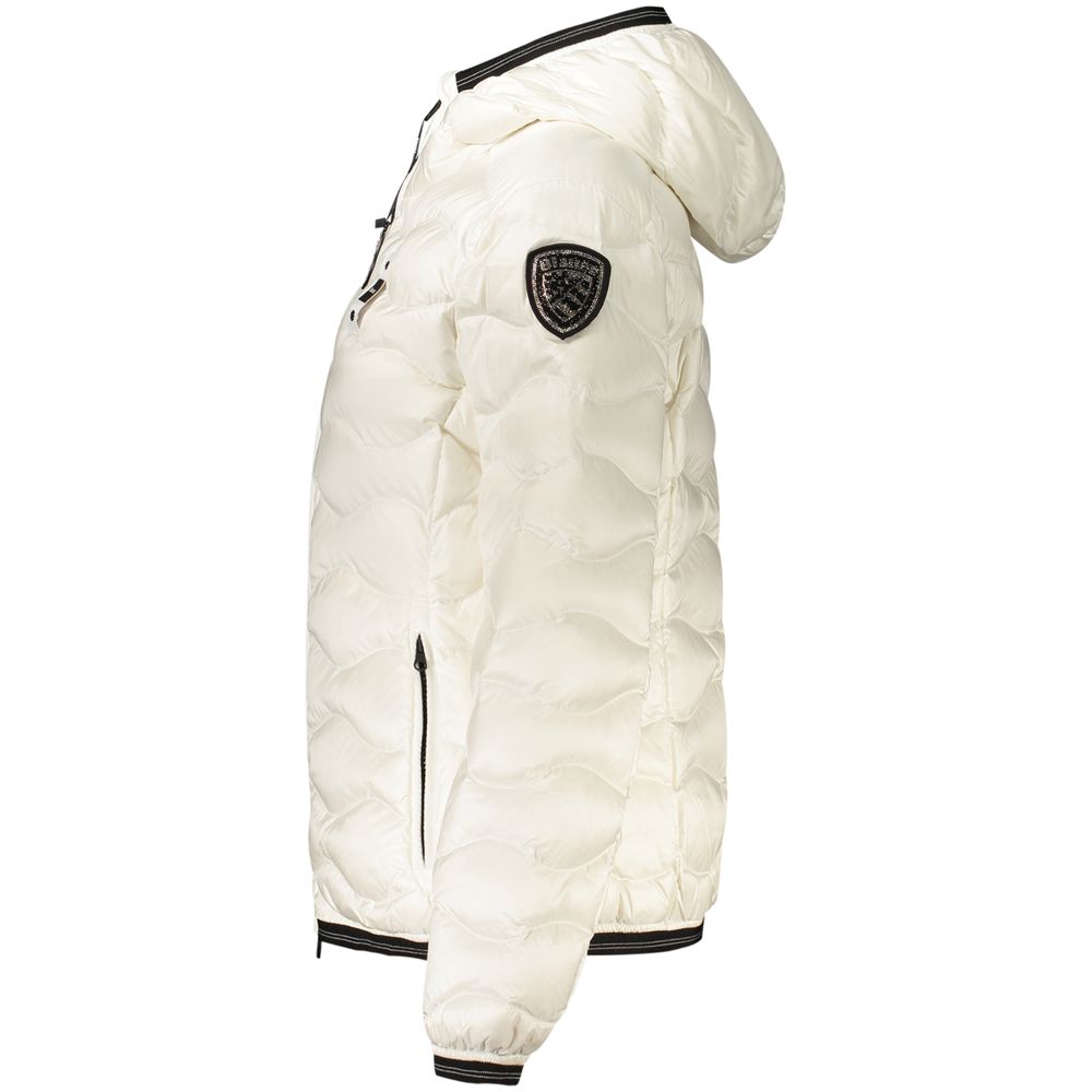 Blauer White Women's Jacket with Hood