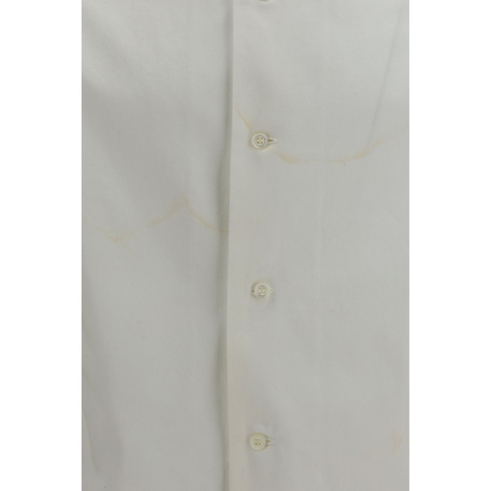 Prada White Cotton Dress Shirt