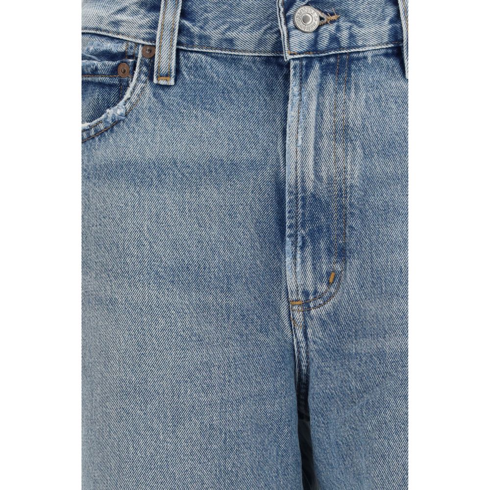 Citizens of Humanity Blue Organic Cotton Straight-Leg Jeans