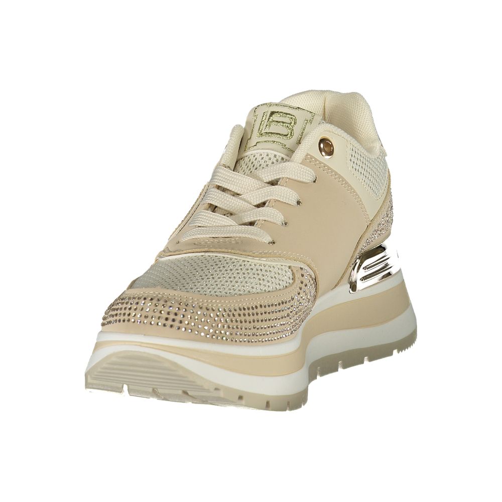 Laura Biagiotti Beige Polyurethane Women's Sneaker