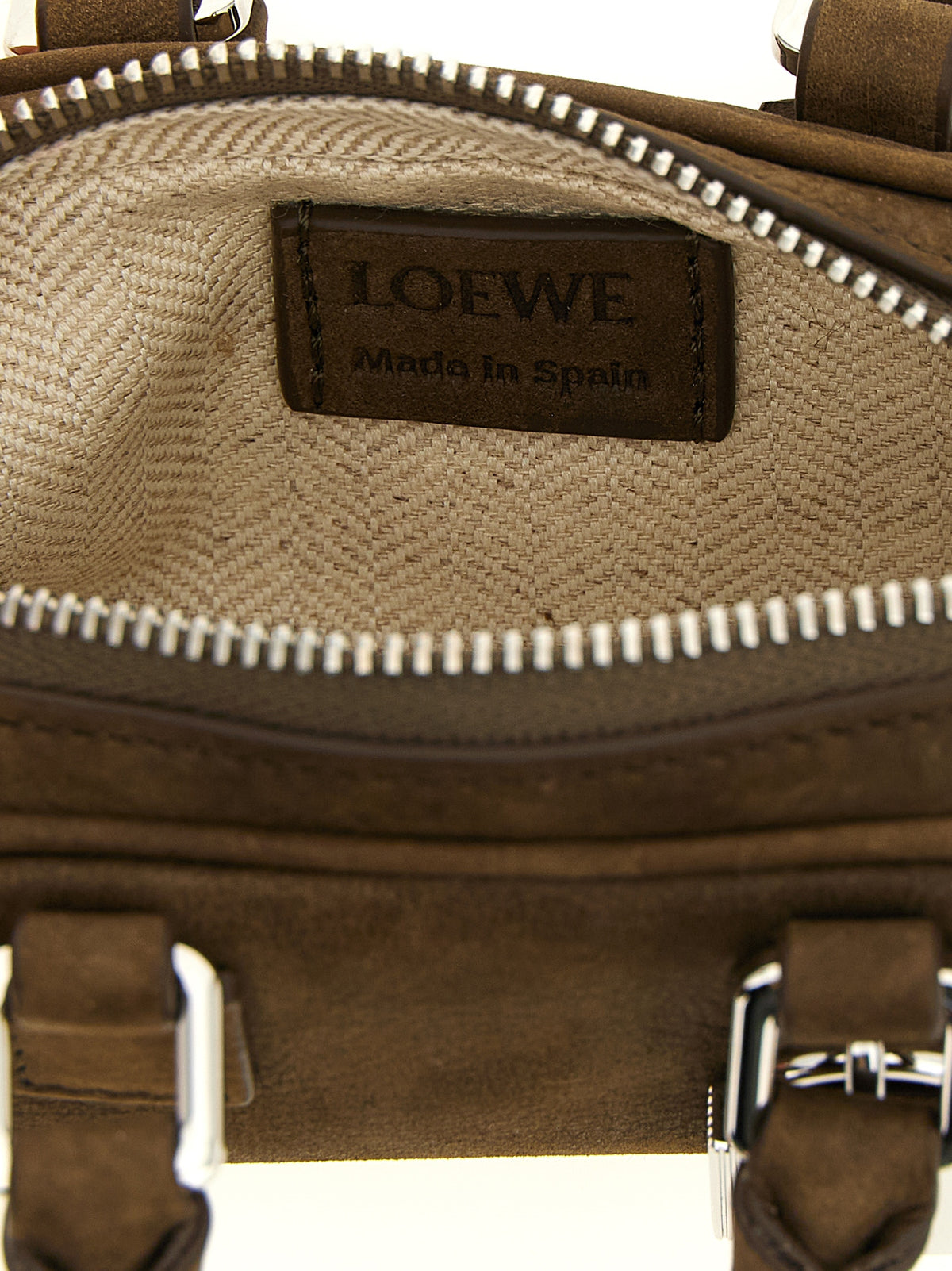 Loewe Brown Leather Handbag