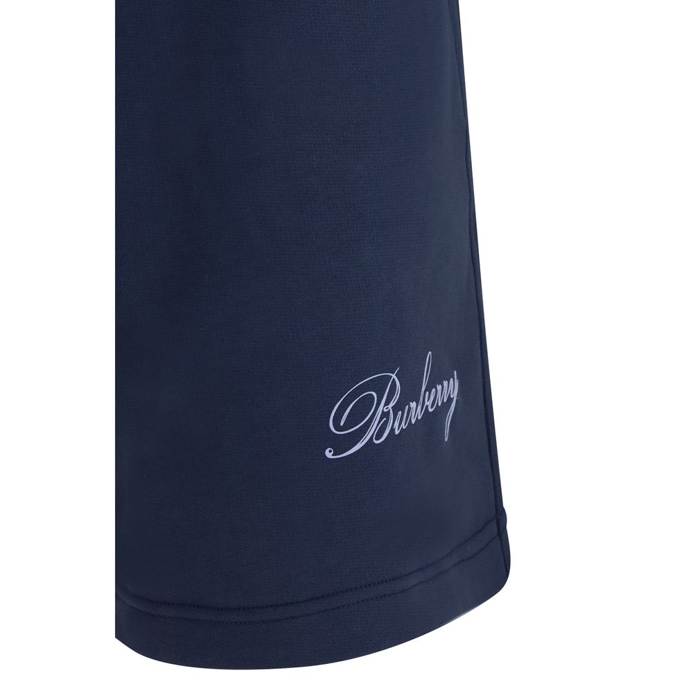 Burberry Blue Cotton Shorts