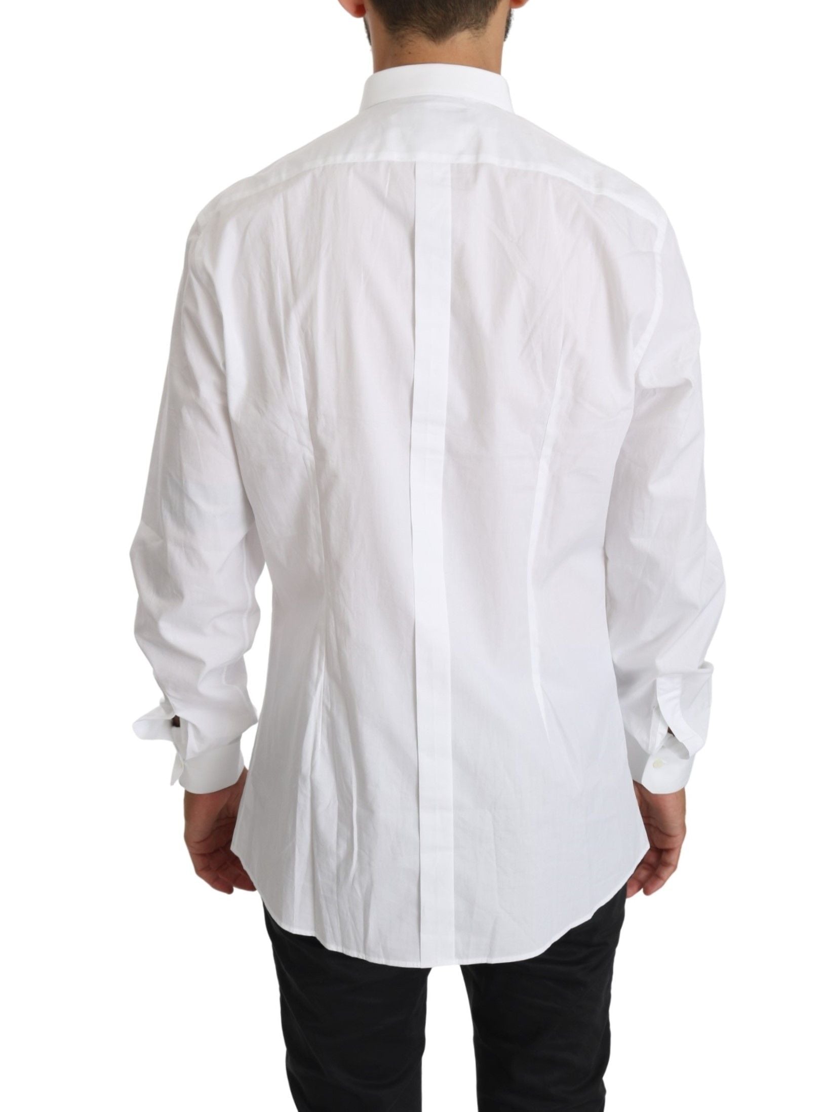 Dolce & Gabbana White Cotton Long Sleeve Top Shirt - PreLoved & Luxe