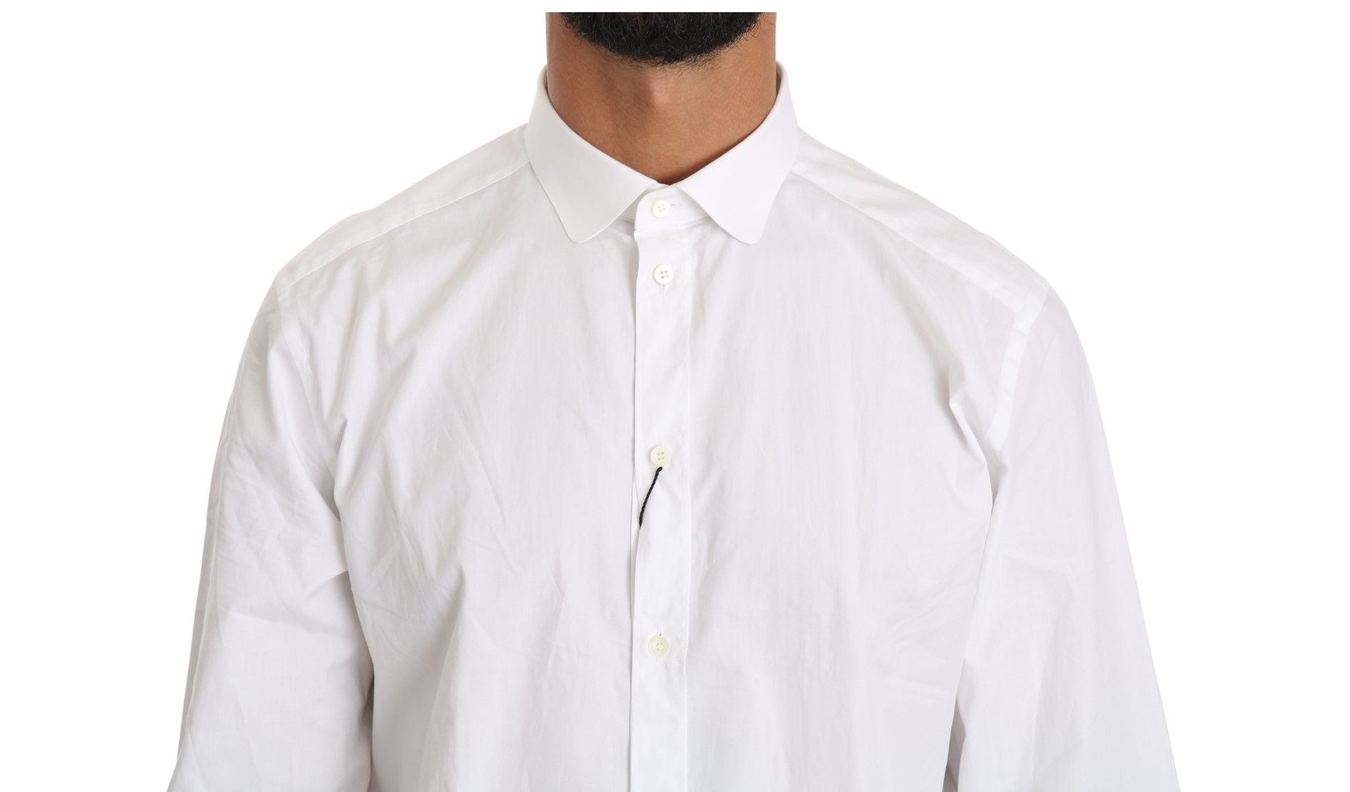 Dolce & Gabbana White Cotton Long Sleeve Top Shirt - PreLoved & Luxe
