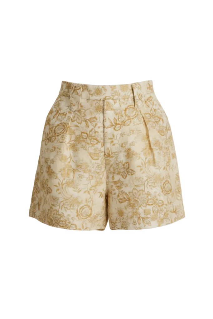 Aqua Blu Floral Shorts
