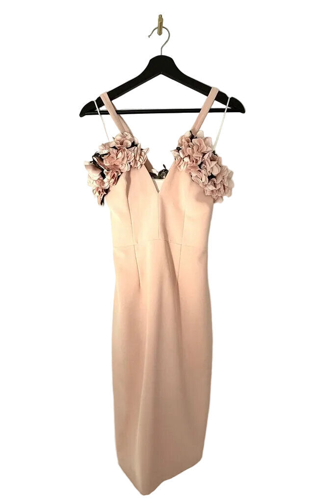 Nadine Merabi Pink Floral Dress