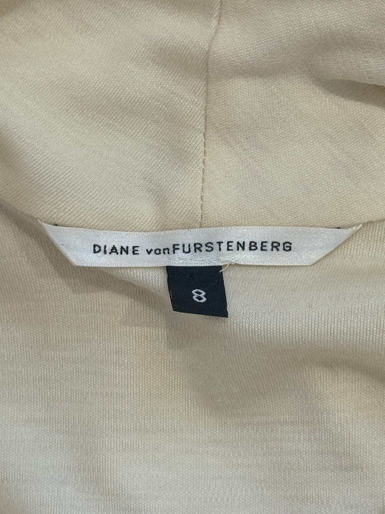 Diane von Furstenberg Cream Sweater Dress