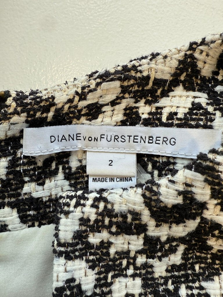 Diane von Furstenberg Black and White Dress