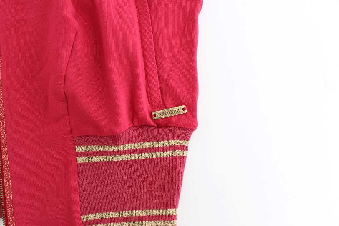 John Galliano Pink Mock Zip Cardigan Sweatshirt Sweater - PreLoved & Luxe
