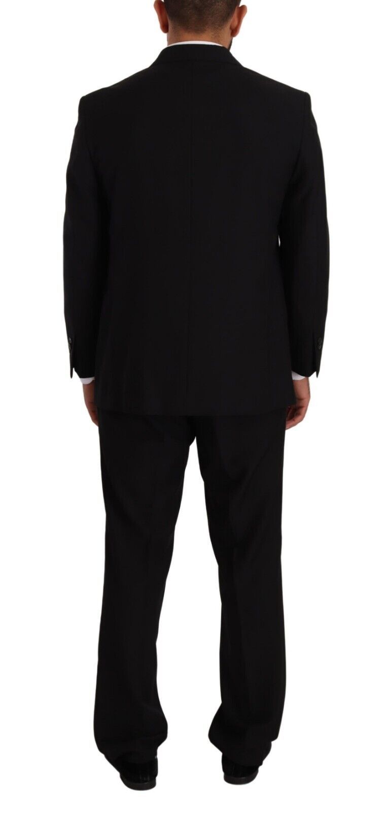 Domenico Tagliente Black Single Breasted Formal Suit