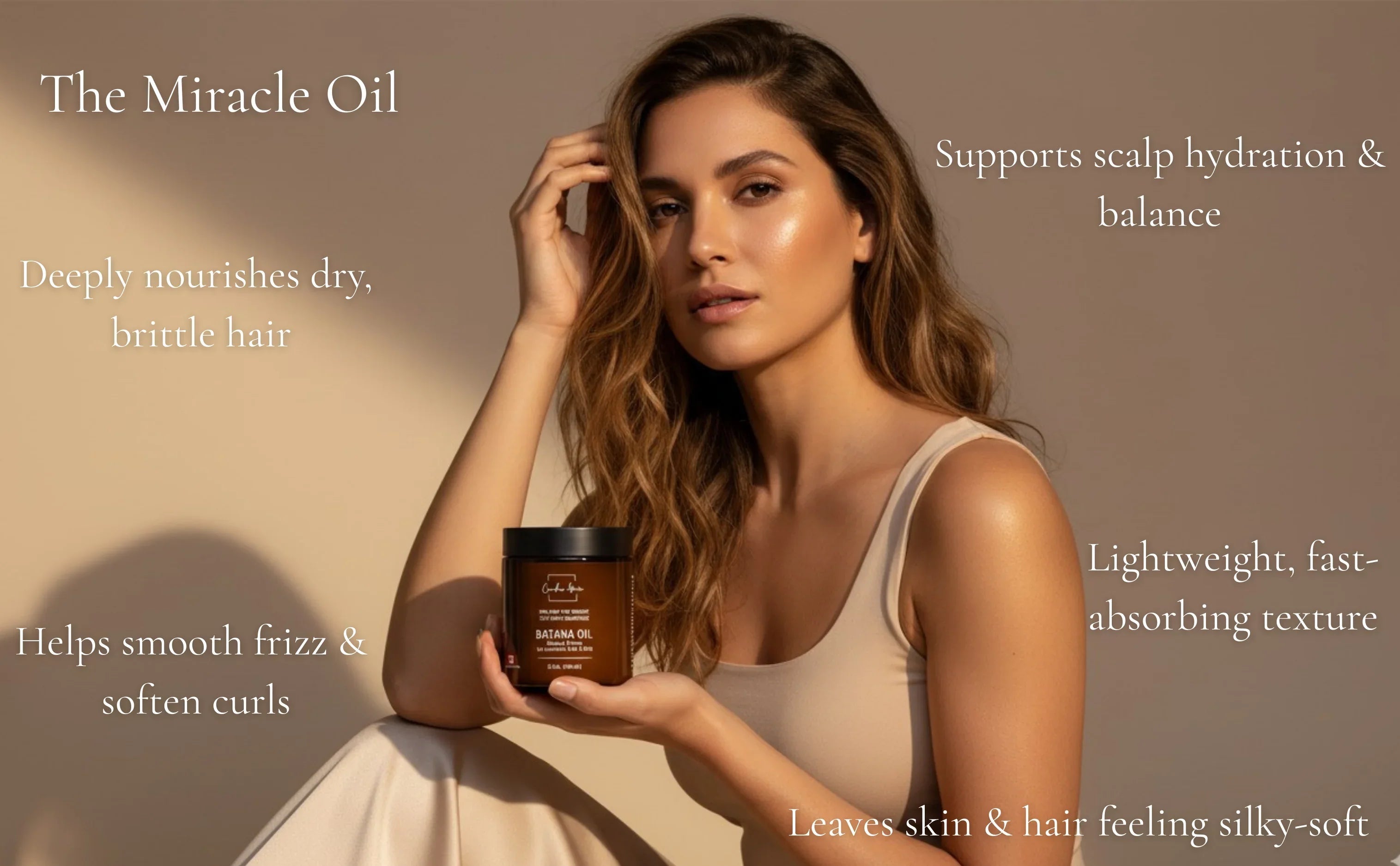 Premium 100% Raw & Organic Batana Oil - Deep Hair Repair & Strength For Dry, Damaged & Breakage-Prone Hair
