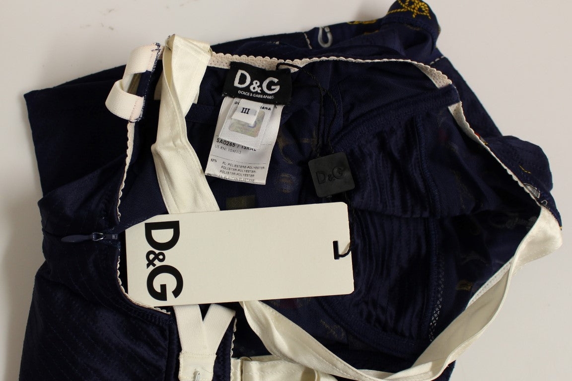 Dolce & Gabbana Blue Sailor Motive Tank Top - PreLoved & Luxe
