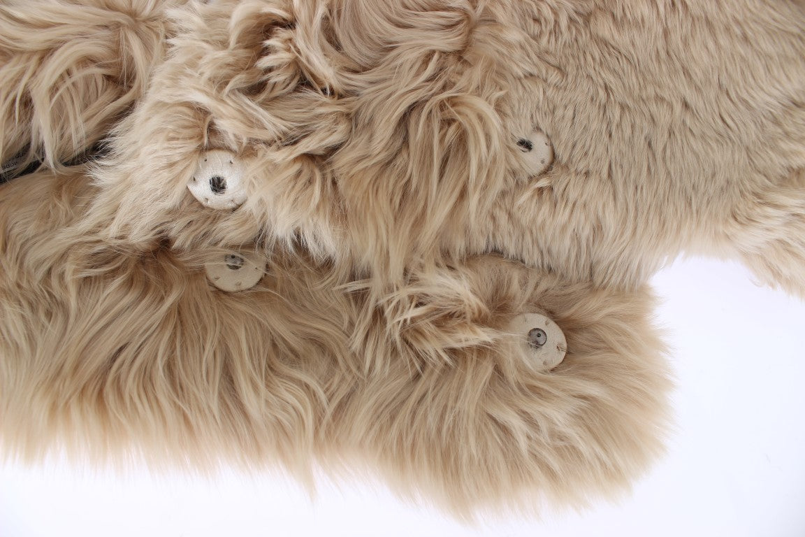 Dolce & Gabbana Beige Alpaca Collar Scarf - PreLoved & Luxe