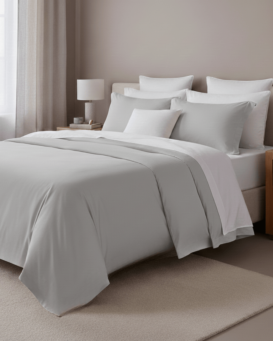 Refined Collection Sateen Duvet Cover Set