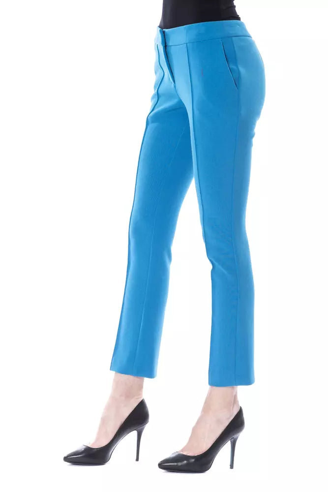 BYBLOS Light Blue Women Skinny Pant