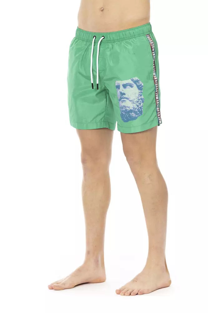 Bikkembergs Green Men Swim Short