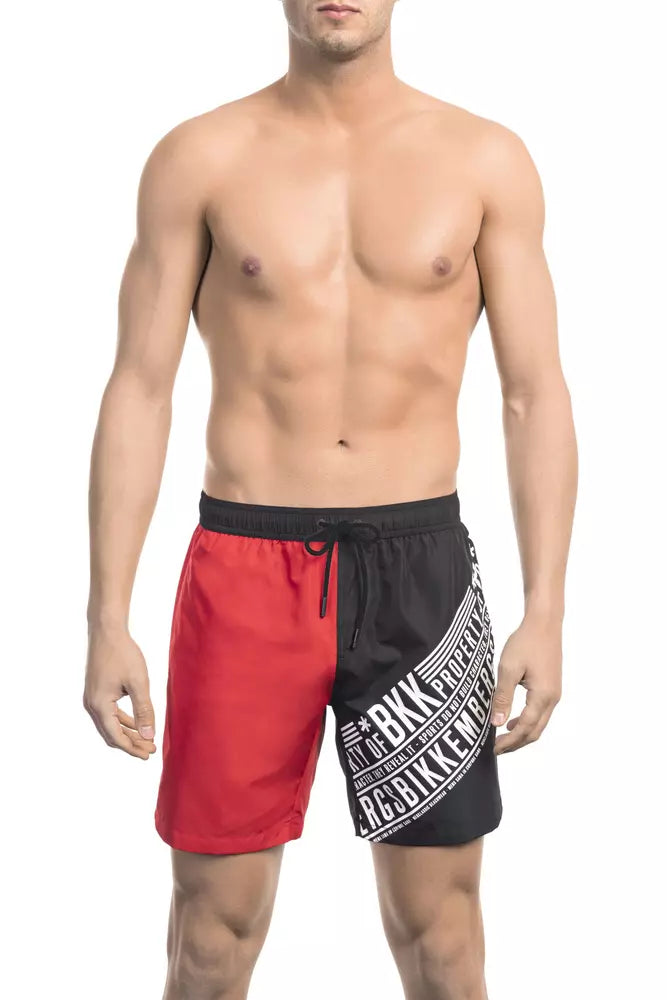 Bikkembergs Red Men's Swim Short